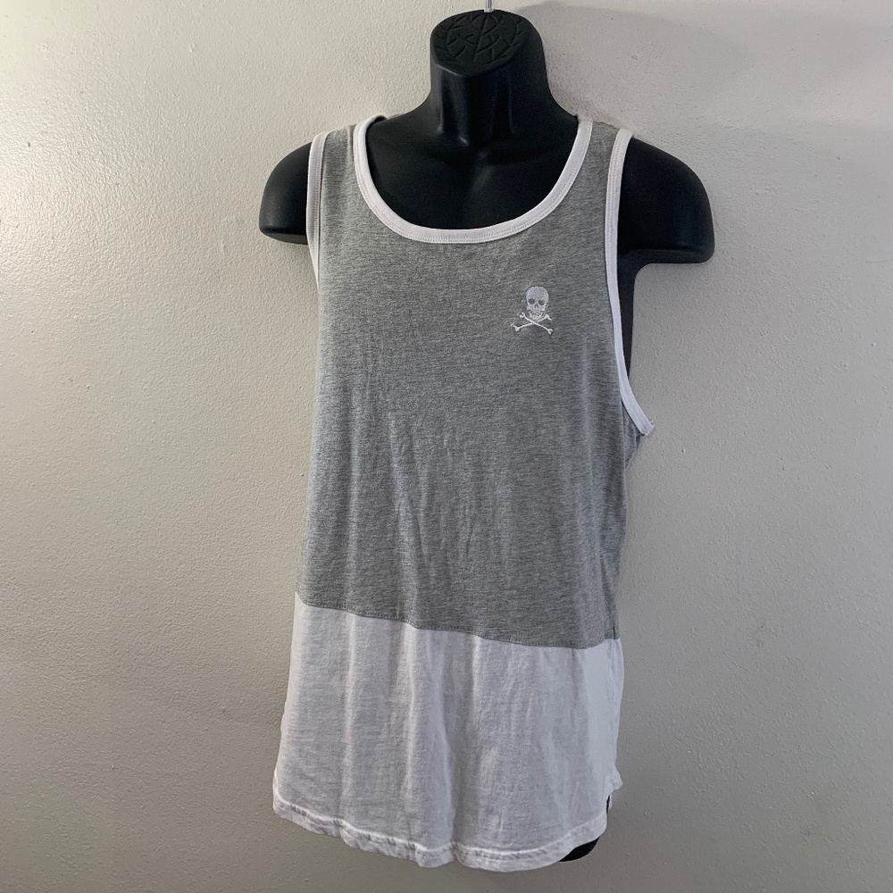 Skull & Crossbones Tank Top Large Made by Launder